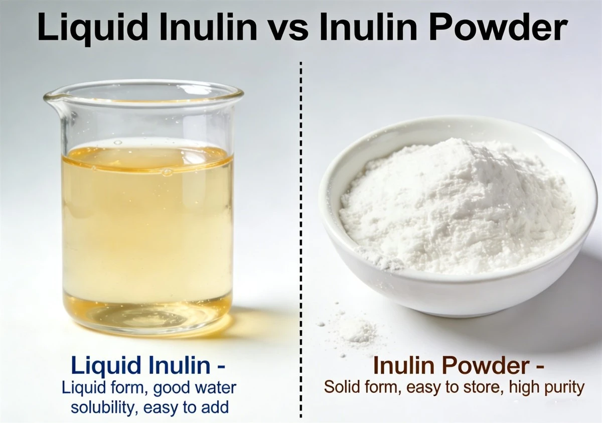 Liquid Inulin vs. Inulin Powder Liquid Inulin vs. Inulin Powder